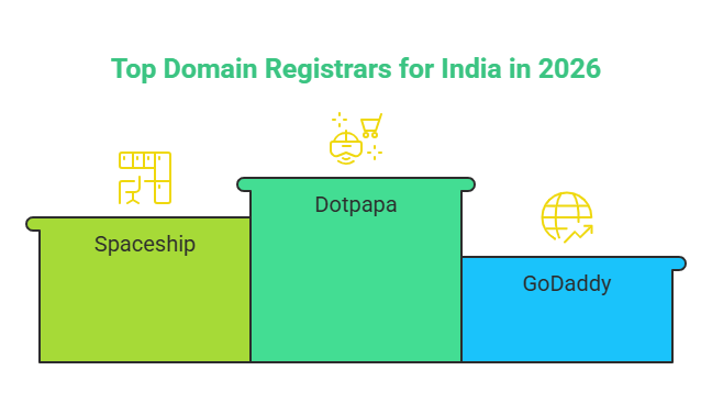 Domain Registration in India – Complete feature wise Image visual